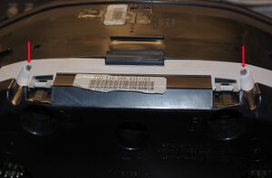 Bild 1 Schrauben Rückseite oben