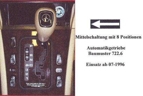 Automatikgetriebe Baumuster 722.6xx