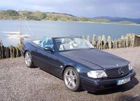 SL mit CLS-Felgen in Crinan an der schottischen Westküste