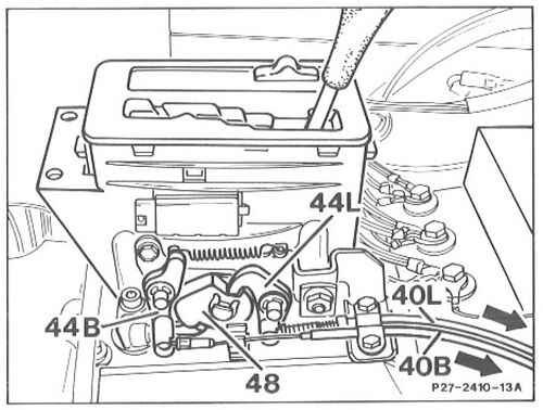 Parksperrenverriegelung