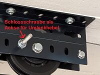 Bild 08 - Schraube als Achse für Umlenkhebel