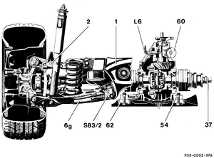 Hinterachse Querschnitt