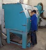 Bild 04 Die Sandstrahlkabine