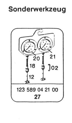 Sonderwerkzeug Manometer
