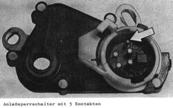 Anlasssperrschalter mit 5 Kontakten