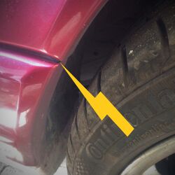 A Ecke Kotflügel Beplankung