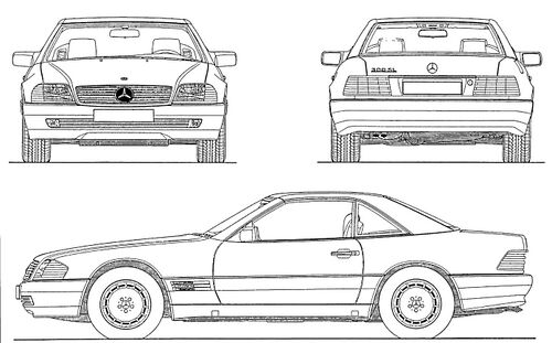 Ansicht Dreiseitenriss