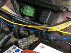 01 Anordnung über Batterie