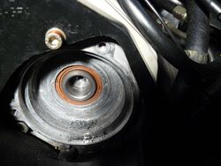 Bild 4 M119 Zündverteiler Passstift ausgebohrt